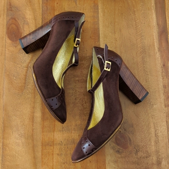 FINAL SALE🆕🌿GIORGIO GALASSI ITALIAN SUEDE PUMPS🌿 - Picture 13 of 16